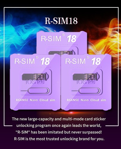 R-SIM 18 Nano Unlock RSIM Card Fit for iPhone 14 13 Pro MAX 12 Pro 11 X IOS 16 - Picture 15 of 16