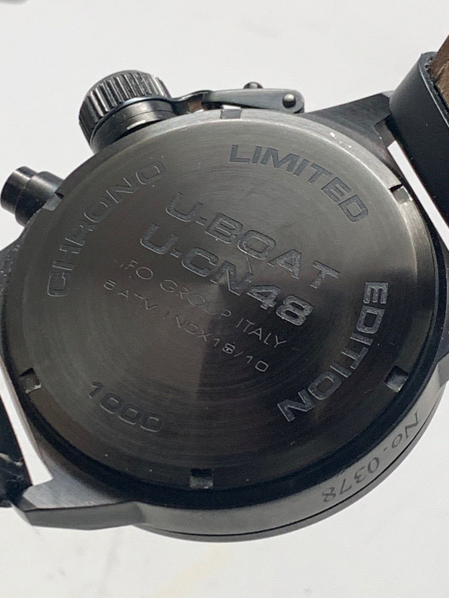 U-BOAT U-CN48 MENS WATCH IFO Quartz Chronograph 48mm | eBay U-BOAT U-CN48 MENS WATCH IFO Quartz Chronograph 48mm | eBay