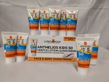 10 Pack of La Roche Posay Anhelios SPF 50 Kids Sunscreen:5 Fluid Ounces In Total