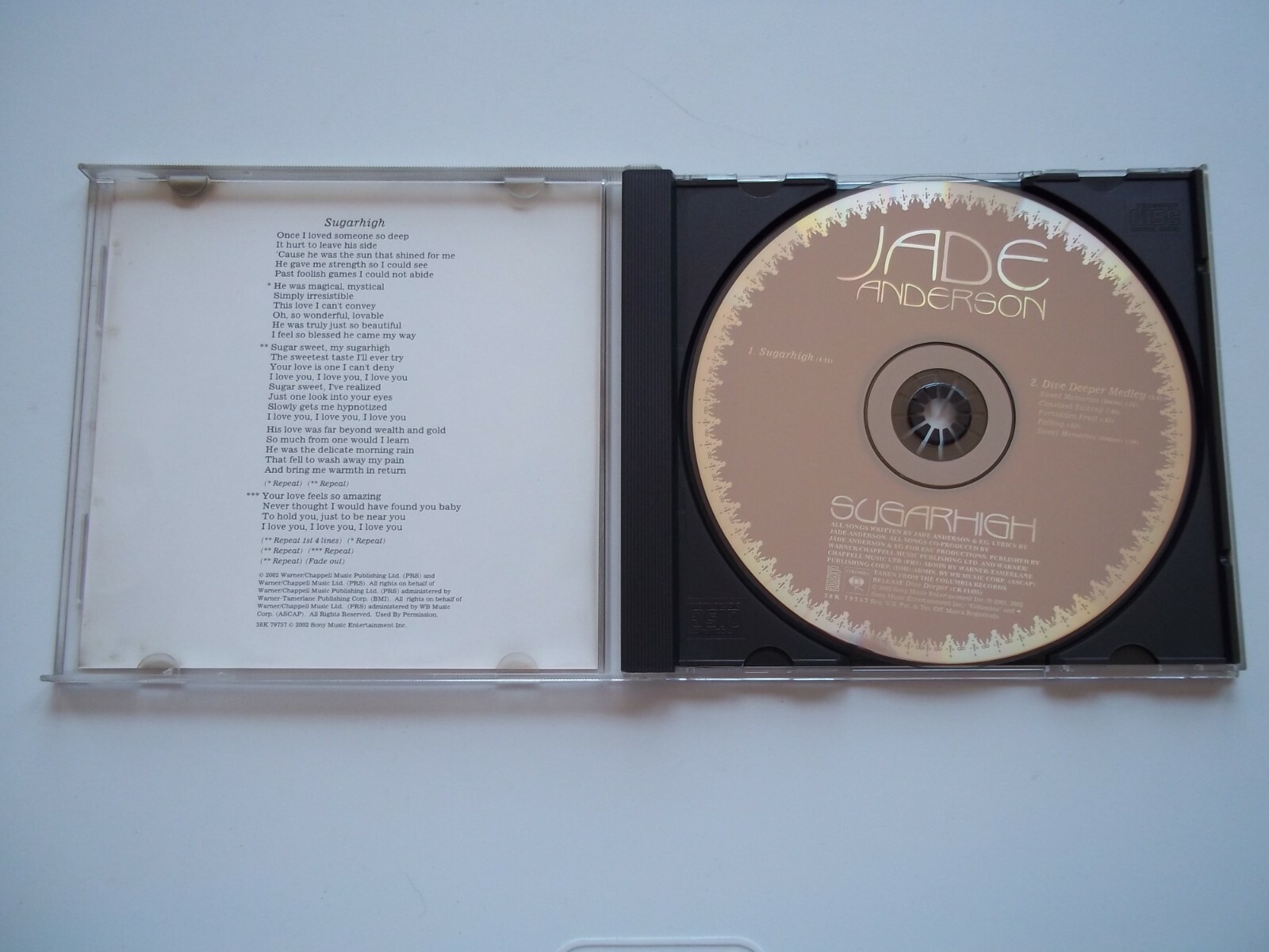 JADE ANDERSON Sugarhigh / Dive Deeper Medley (5 songs mixed) CD 5