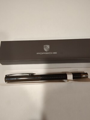 AWESOME Official Porsche 911 Launch Ballpoint Pen Carbon Fiber From Stuttgart