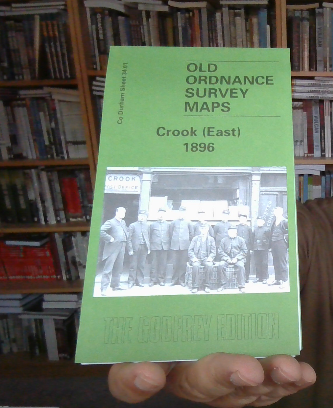 MAP OF Crook (East) 1896: Durham Sheet 34.01 by Alan Godfrey (Sheet map, 2001)