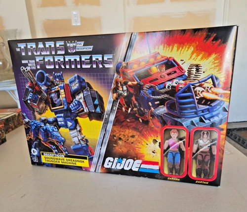 GI Joe x Transformers Soundwave Dreadnok Vehicle + Zartan & Zarana **RARE**