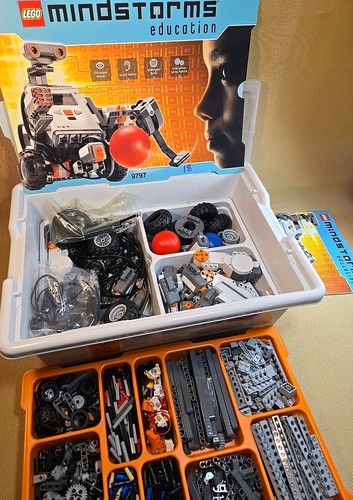 LEGO Mindstorms 9797 3 Sets Combined Pieces Cords Battery No Brains Parts Only