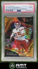 Patrick Mahomes II PSA 9 2021 Panini Select 6/7 Neon Orange Pulsar Chiefs 4833