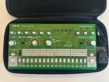 Behringer RD-6 Analog Drum Machine Transparent Green Analog Case Power