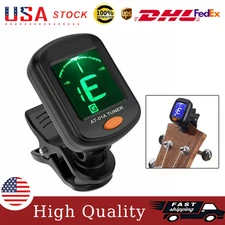 LCD Clip On Chromatic Acoustic Electric Guitar Banjo Bass Ukulele Violin Tuner