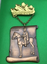 Wander Orden Medaille Volkswandertag  1977 Der Leutnant von Hasle Deschler Siegi