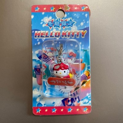 d*7様 Hello Kitty スノーボード マスコット ストラップ Sanrio Hello Kitty Snowboard Winter Limited Keychain Mascot Japan