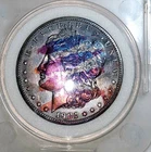 1901 O Morgan Dollar MS66 Color  Toned Mind-blowing