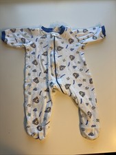 Vintage Looney Tunes Baby 1 pc Outfit Baby Taz AOP 100 Cotton Size 3-6 Months