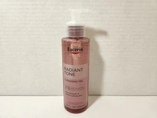 Eucerin Radiant Tone Cleansing Gel, 2% Exfoliating AHA Complex, 6.8 FL OZ, New