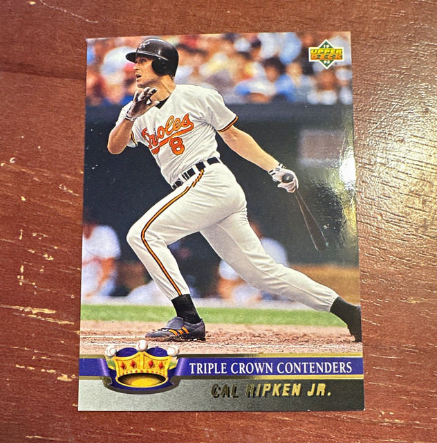 Upper Deck 1992 Triple Crown Contenders Cal Ripken Jr. #TC7 Orioles
