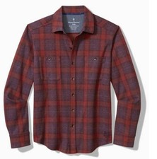 Tommy Bahama LS FIRESIDE SAN MIGUEL STRETCH FLANNEL Shirt 148 LARGE, XL