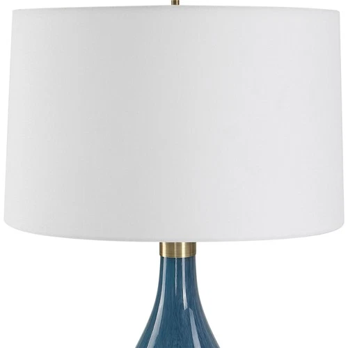 Uttermost 30098 Riviera 28" Tall Vase Table Lamp - Blue - Picture 2 of 7