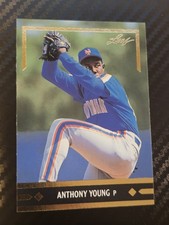 1991 Leaf Gold Rookies Anthony Young #BC23 New York Mets 