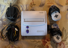 AUTHENTIC Super Nintendo Junior SNES JR Console SNS-101 w/ cords (TESTED)