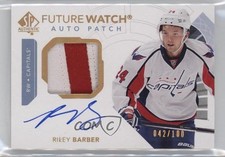 2017 SP Authentic Future Watch Limited 42/100 Riley Barber #124 Patch Auto s7f
