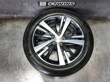 PEUGEOT 3008 WHEEL ALLOY FACTORY, 18X7.5IN, 5 V SPOKE, SILVER/BLACK, DETROIT TYP