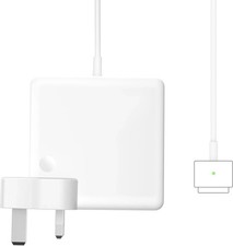 85W T-Tip Power Adapter Charger for 2012-2017 Mac Book Pro 13" &1 5" Laptops UK