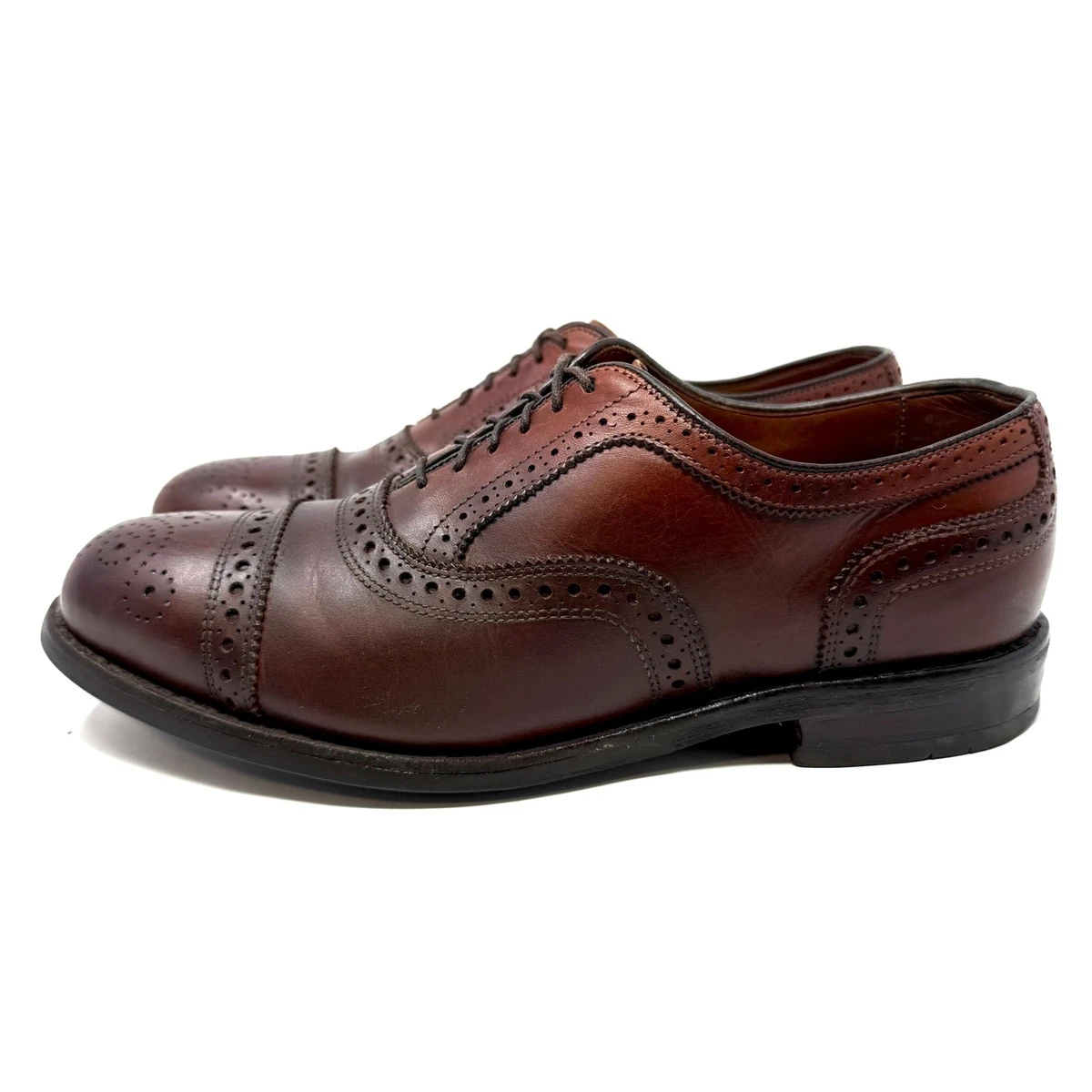$425 Allen Edmonds Men 10.5 C Globetrotter Black Leather Dress DERBY Shoes USA Amazon.com: Allen Edmonds Men main image 3