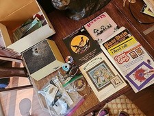 Stained Glass Art Lot: Wiz Diamond Router  Tools Wire Solder Books Glass