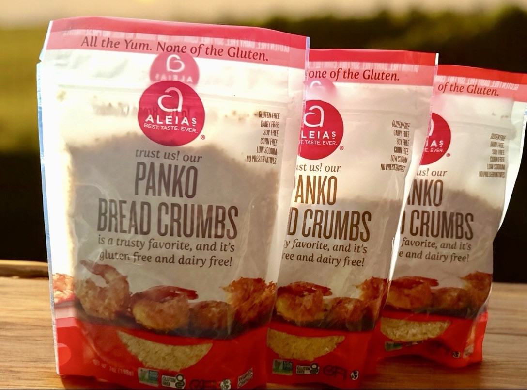 Migas de pan Panko sin gluten Aleia's para cocina crujiente 1,7 oz ~ Lote de 3