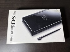 Nintendo DS Lite Handheld System - Onyx Black - Near Mint System