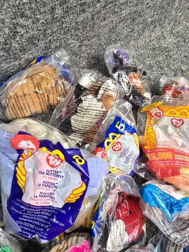 Lot of 35 Vintage 1990s McDonald’s Ty Beanie Babies w/Vintage McDonald’s Bag - Picture 9 of 9