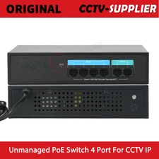 Unmanaged 4Port PoE Switch standard IEEE802.3af 1236 (pin) Network Switch