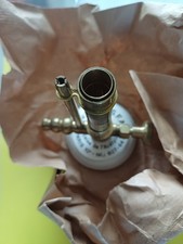 Bec Bunsen à Gaz ancien de laboratoire Société Française de L'Acétylène S.F.A.