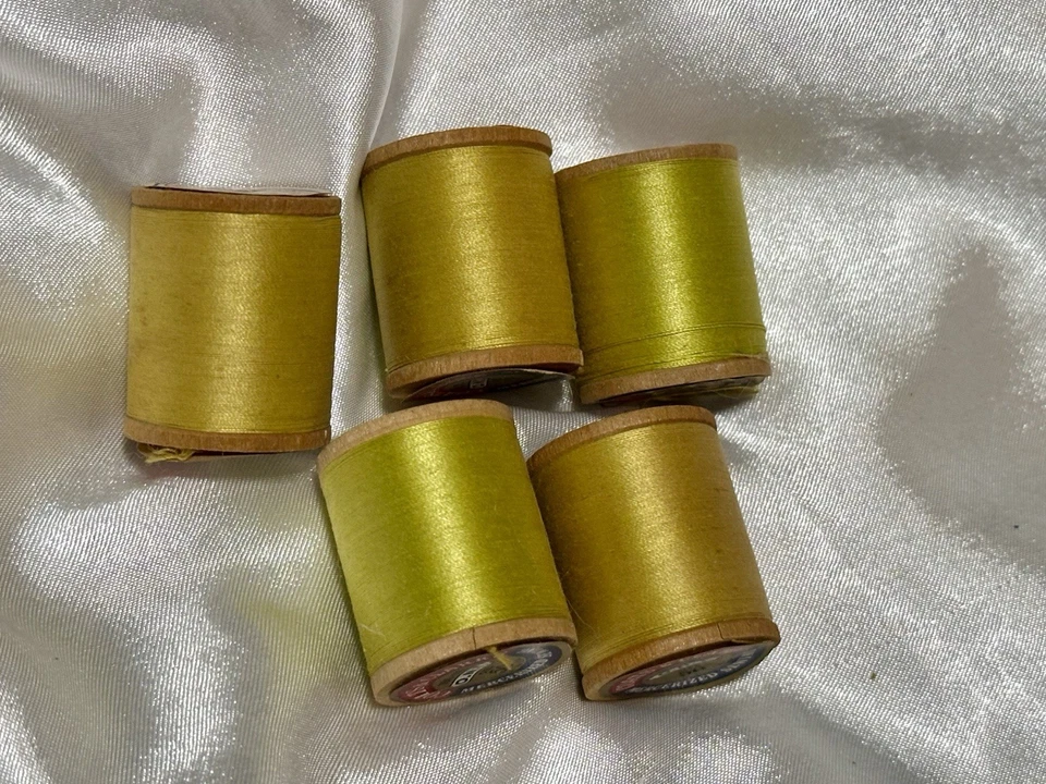 LOT of 5 Coats & Clark’s YELLOW #164 Thread 300 Yd VARIOUS - Image 3 of 4