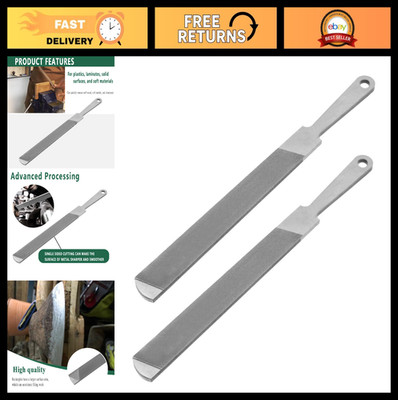 8-Inch Flat Mill File Set for Plastic Laminate Edge Finishing - High Carbon Stee