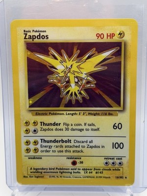 Pokémon TCG Pokémon Zapdos Zapdos Holo Rare Holo