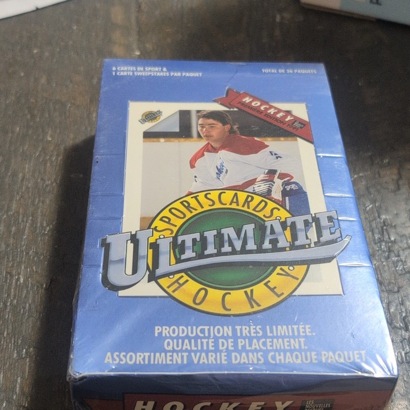  Sportscards Ultimate Hockey 1991 NHL French Sealed Box 