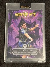 Wild Card 2025 Haunted Hits Monster Hunt Carlos Alcaraz #HHH-CA Serial Numbered