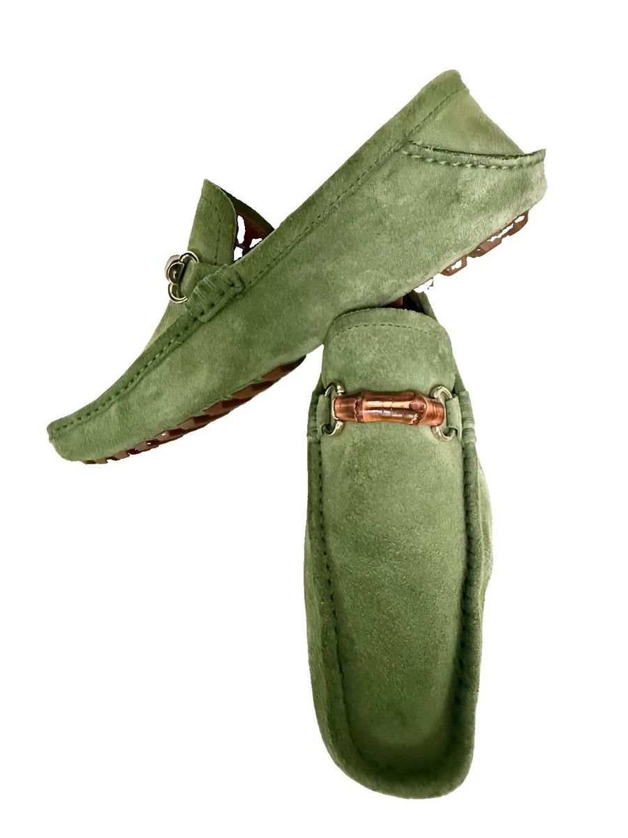 Green Loafer Suede Casual Shoes for Men for sale | eBay display picture 1