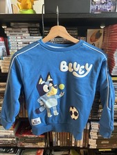 Bluey Boys Sweatshirt Age 6-7 Soccer Tennis
