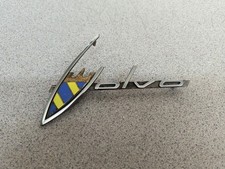 Volvo P1800 1800 1800e P1800s Vintage Sheild Badge Emblem Insignia B-pillar Oem
