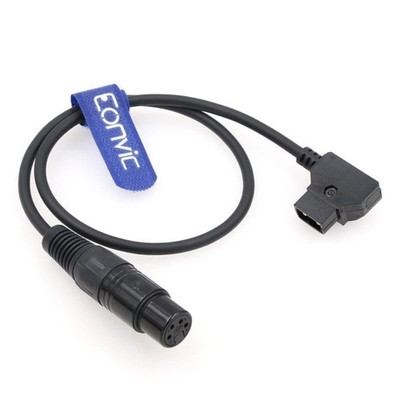 Eonvic D-Tap Male-To-Female 4-Pin Xlr Cable For Power Supply Battery Adapter (S_