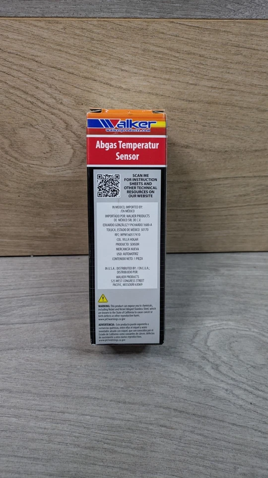 Sensor de temperatura de los gases de escape WALKER PRODUCTS 273-20495 para Ford Focus Mondeo Foto 3 de 4