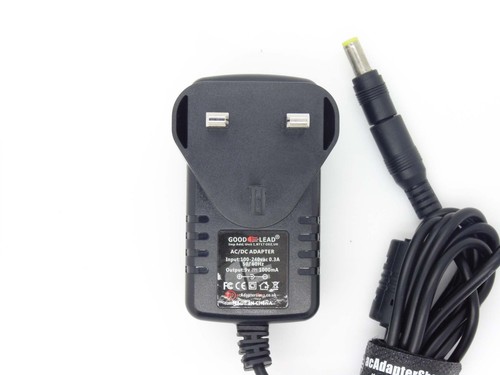 Caricabatterie Per Aspirapolvere AEG ZB303 ZB403 ZB404WD - Alimentatore 9V 300mA Con Cavo 2m, Bianco