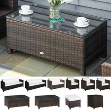 Outdoor Rattan Garden Patio Wicker Weave Furniture Table Sofa Chair Refurbished