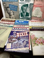 Sheet Music Mixed Lot Of 56 Mostly Pre-1940s