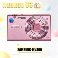 Samsung MV800 Digital Camera 16 MP 5x Optical Zoom Flip-out Touch Screen -Pink