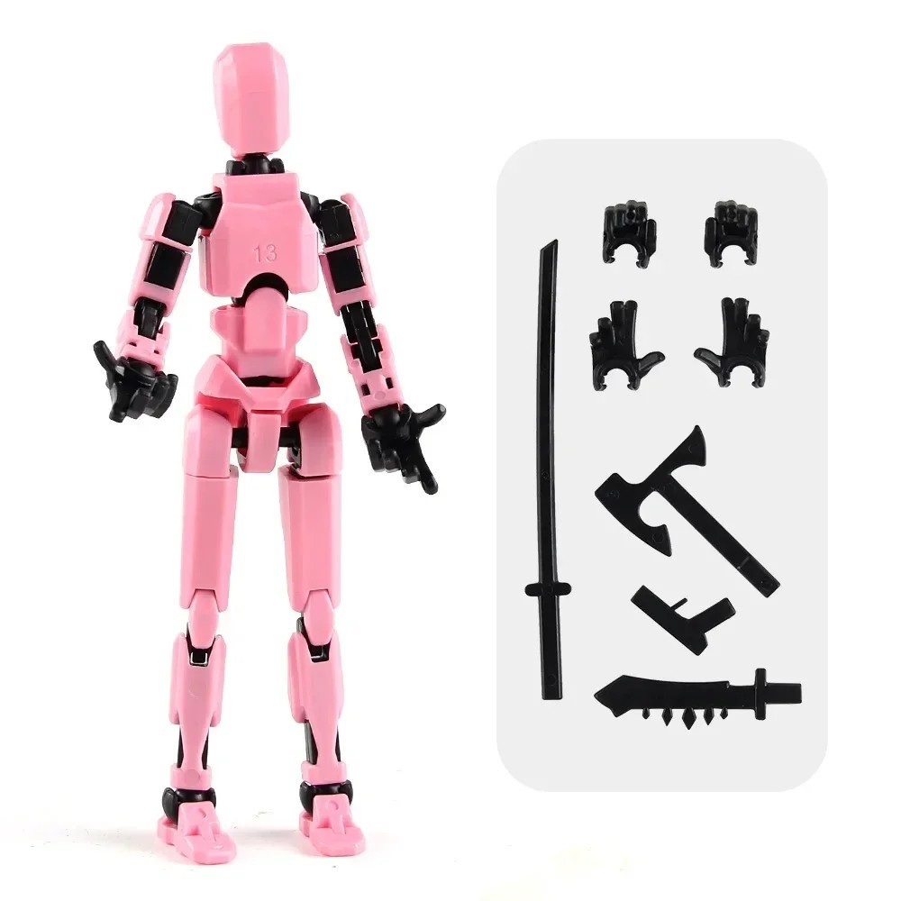 Titan13, Dummy 13, T13 Action Figure,Toy Robot, 3D Printed