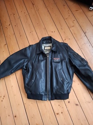 Redskins Lederjacke xl, Sehr guter Zustand, Schwarz
