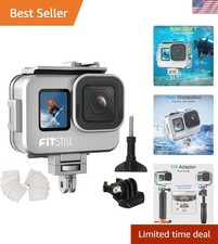 263FT/80M Underwater Waterproof Diving Housing for Go Pro Hero 13/12/11/10/9 ...