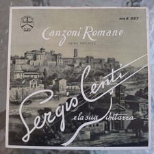 Sergio Centi - Canzoni Romane / Vinyl 10" / Italy / 1956 / Durium msA 527