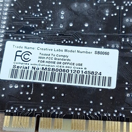 Creative Sound Blaster Live! SB0060 5.1ch PCI Soundkarte - Bild 6 von 6